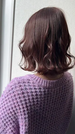 ミディアム カラー 田村 優歩のヘアスタイル