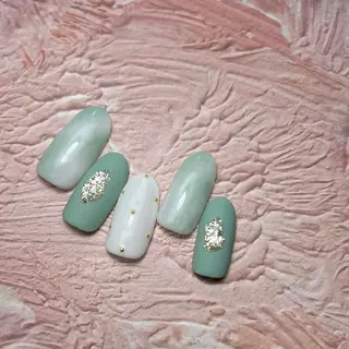 ネイル ⭐︎休業中の練習⭐︎ JNA認定講師髙橋のネイルデザイン