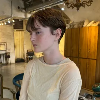 ショート カラー riffdesign labo帝塚山/竹井のヘアスタイル