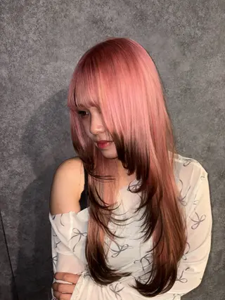 ロング ink mocaのヘアスタイル
