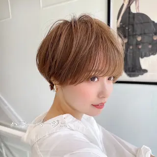 ショート ブリーチなし/暖色/ 透明感/ririkaのヘアスタイル