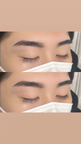 メンズ アイブロウ mila 天神 aineのマツエク・マツパデザイン