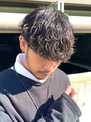 パーマ メンズ fifth 小関 伊吹のヘアスタイル