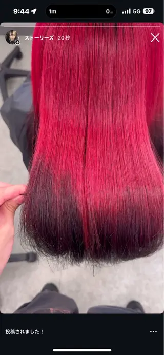 ロング カラー 赤み消し/透明感 ブラウン🌿堅伍のヘアスタイル