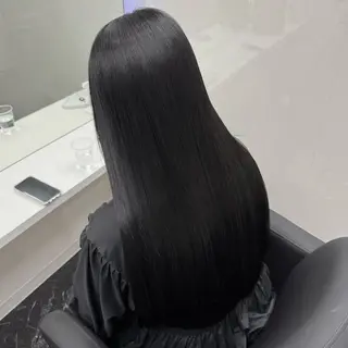 セミロング カラー ハイトーン/ 髪質改善/上質艶髪のヘアスタイル