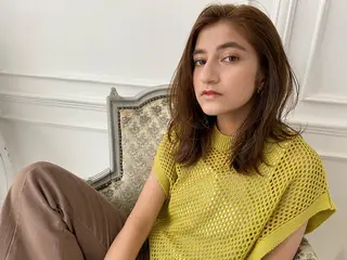 ミディアム 韓国ヘア/艶カラー minamiのヘアスタイル