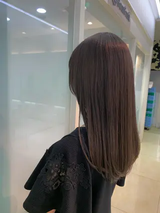 セミロング カラー 似合わせカラー/艶 髪質改善/ヨシザキのヘアスタイル