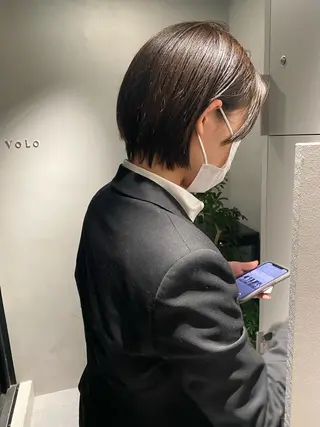 ショート カラー ヘアアレンジ stylist/蛯谷 珠里のヘアスタイル