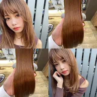 ロング Glimpse中津店 髪質改善/マツエクのヘアスタイル