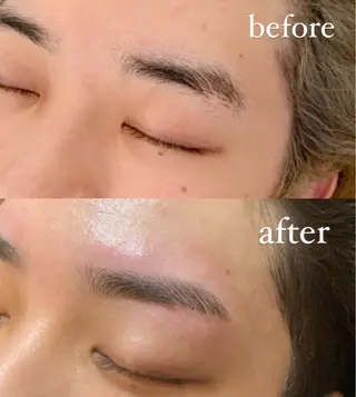 メンズ アイブロウ プリュームアイビューティー表参道店所属・PLUME 尾崎のマツエク・マツパデザイン