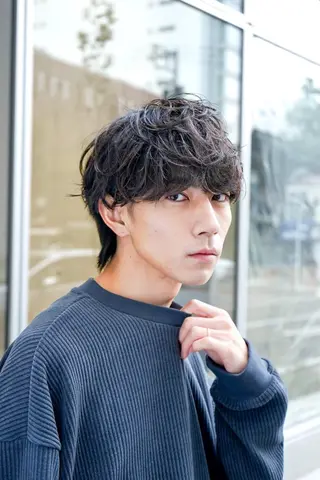 メンズ メンズカット/ ミディアム/ioriのヘアスタイル