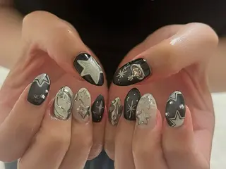 ネイル 【Zina京都駅前】 きぬがわ らむのネイルデザイン