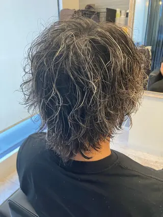 パーマ メンズ メンズ特化/パーマ/ フェードWATARUのヘアスタイル