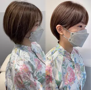 ショート カラー ヘアアレンジ SALOWIN銀座VORT所属・小林 佳祐のヘアスタイル