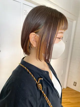 ショート カラー 杉村 未来のヘアスタイル