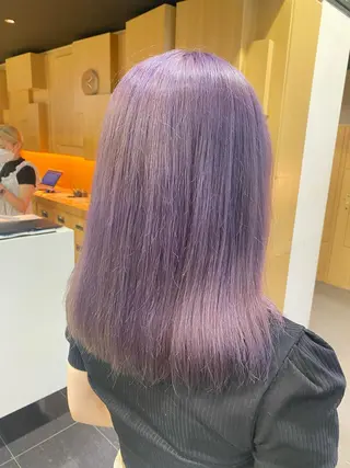 セミロング カラー ヘアアレンジ Lim五反田所属・TSUNA 🌙 Lim 五反田のマツエク・マツパデザイン