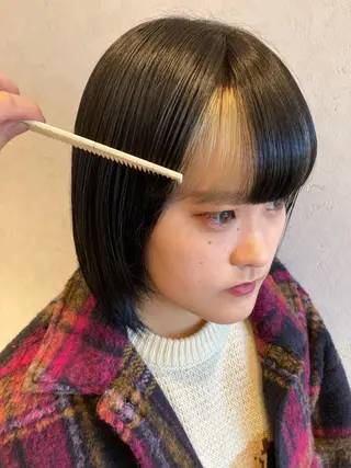 ショート nono/パーマ /顔まわりカット🐈のヘアスタイル