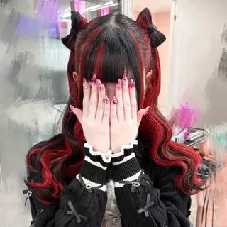 ロング OZ梅田♡ ゆはなブリーチのヘアスタイル