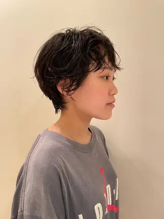 ショート ボブ ホノカのヘアスタイル