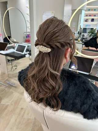 ヘアアレンジ ナチュラル艶カラー 🤎maoのヘアスタイル