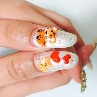 セミロング ネイル 💎ビューティサロン 湘南　RIRAN💎のネイルデザイン