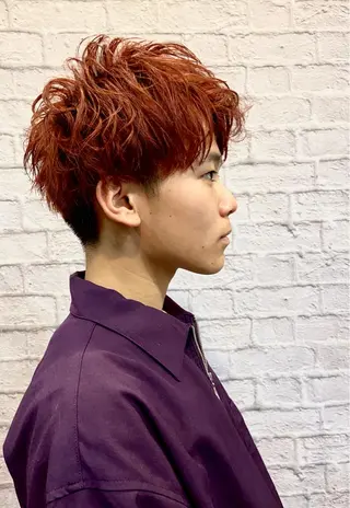 ミディアム グレイスフルバーバープラチナム六本木店所属・六本木メンズヘア 大橋勇貴のヘアスタイル