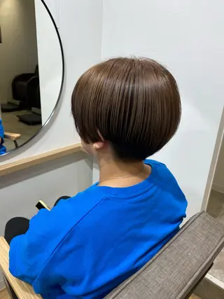 ショート akane/ 縮毛矯正/暖色のヘアスタイル