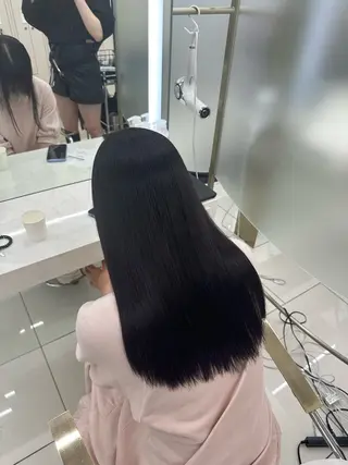 ロング カラー 透明感艶カラー /銀座/佐々木夏泉のヘアスタイル