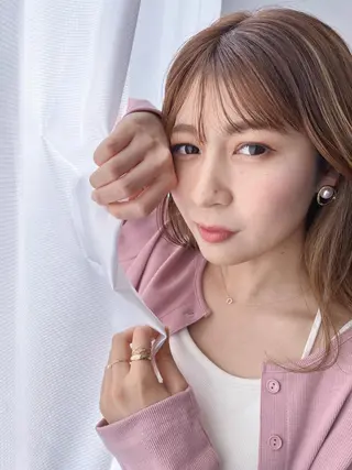 セミロング カラー flocci🌙 フロクシのヘアスタイル