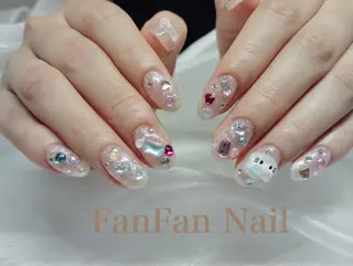 ネイル FanFan 長さ出し専門のネイルデザイン