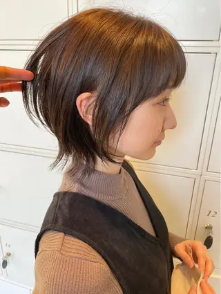 ミディアム カラー パーマ 鶴岡で縮毛矯正なら お任せ！ハヤシナオミのヘアスタイル