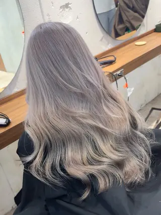 ロング カラー 岡本 太陽☀️のヘアスタイル