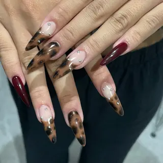 ネイル IROHA NAIL Kurumi🪽🫧のネイルデザイン