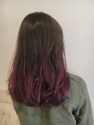 セミロング カラー 宮内 真乃のヘアスタイル