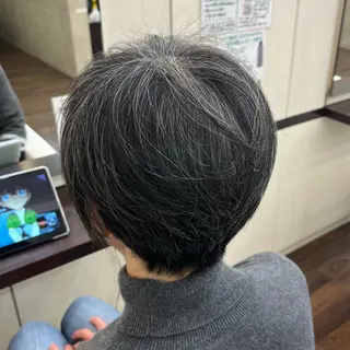 ショート Hairsalonadoa所属・Shimazaki .のヘアスタイル