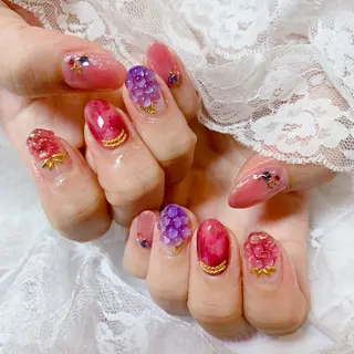 ネイル La neige* yuki 🥯🍑のネイルデザイン