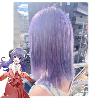 ミディアム カラー GARU-ガル-所属・TSUNO🦖 派手髪/オタク美容師のヘアスタイル