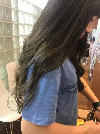 ロング カラー ニュアンスヘア☆樋口 希世☆のヘアスタイル
