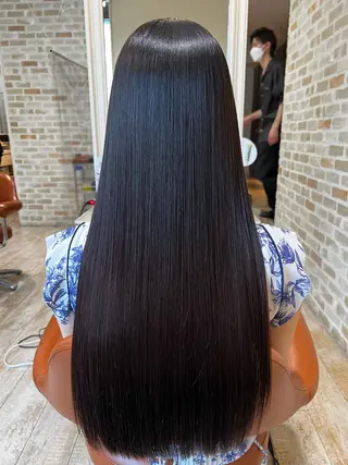 ロング 南 美優のヘアスタイル