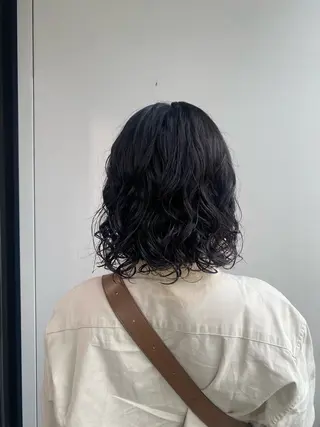 ミディアム 🌀ボブ／ミディアム パーマ🌀ayaのヘアスタイル