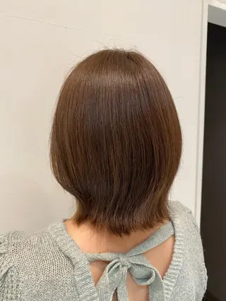 ミディアム カラー 樋口 優奈のヘアスタイル
