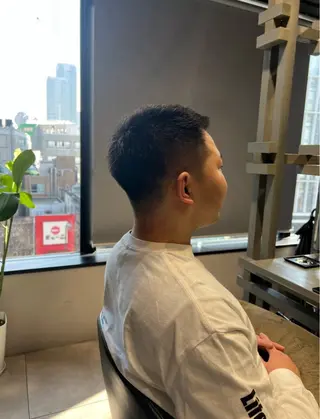 メンズ 透明感カラー/恵比寿 /レイヤーカット大場のヘアスタイル