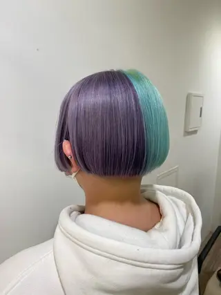 ショート カラー たなか もえなのヘアスタイル
