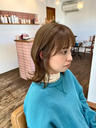 ミディアム Strawberry所属・原田 志保のヘアスタイル