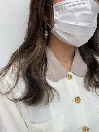 セミロング カラー 中目黒🌼 🌼ハナのヘアスタイル