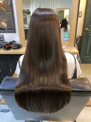 ロング 美髪矯正 🌈髪質改善 山下のヘアスタイル