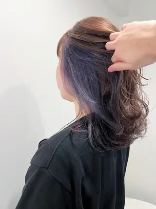 ミディアム 新宿/ 田口雄大のヘアスタイル