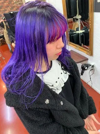 セミロング カラー ピンクベージュ/新潟 万代/高橋桃葉🍑のヘアスタイル