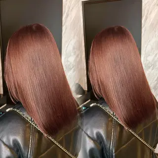 セミロング カラー ainya/心斎橋 /ハイトーンのヘアスタイル