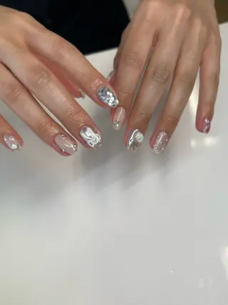 セミロング mark 🤍Yuki🤍のネイルデザイン